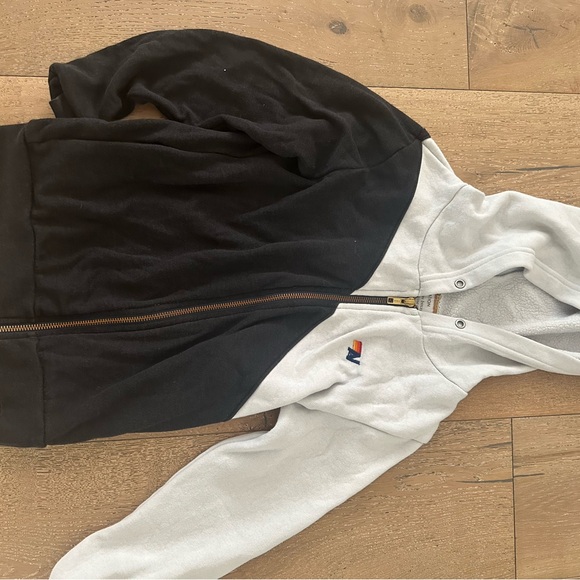 Aviator Nation Black and White Kids Jacket - Picture 1 of 2